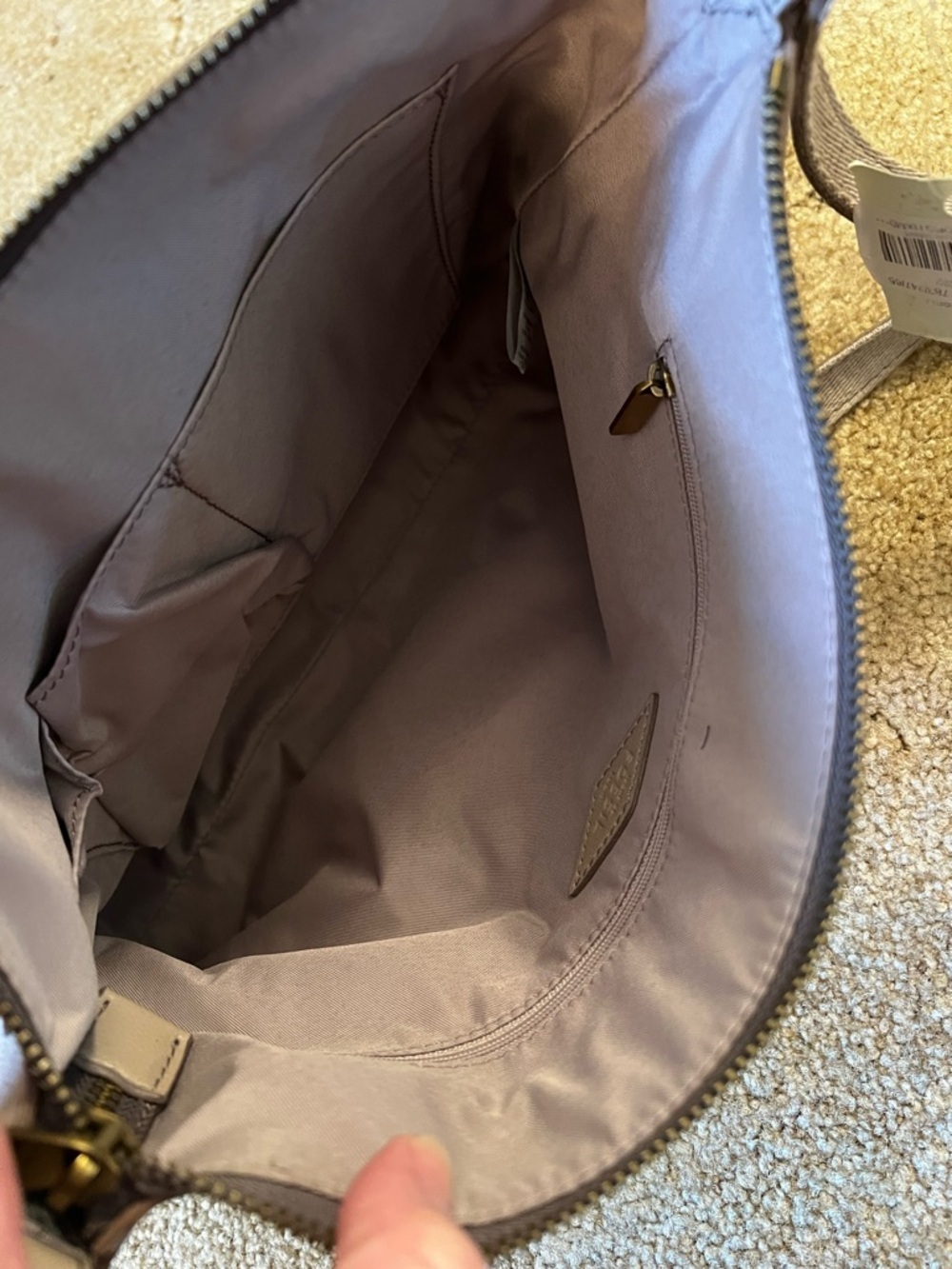 Fossil Light Taupe Crossbody Bag - Picture 8 of 16